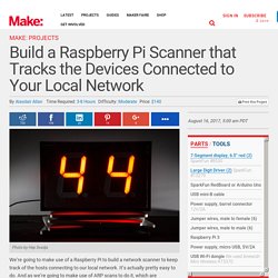 Build a Raspberry Pi Scanner that Tracks the Devices Connected to Your Local Network
