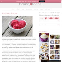 Raspberry Sherbet