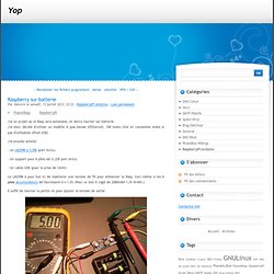 Raspberry sur batterie