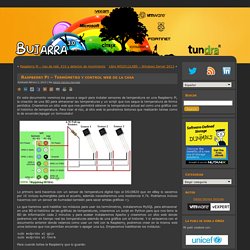 Raspberry Pi – Termómetro y control web de la casa