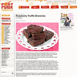 Raspberry Truffle Brownies