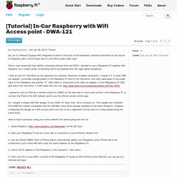 View topic - [Tutorial] In-Car Raspberry with Wifi Access point - DWA-121