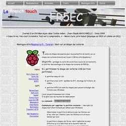 FR5EC - Raspberry Pi - Tutoriel - Boot sur un disque dur externe