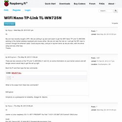 WiFi Nano TP-Link TL-WN725N