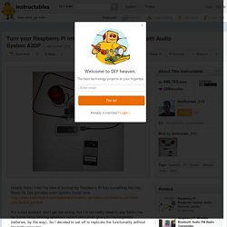 Turn your Raspberry Pi into a Wireless Portable Bluetooth Audio System A2DP