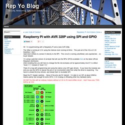 Raspberry Pi with AVR 328P using SPI and GPIO » Rep Yo Blog