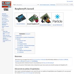 RaspberryPi-Accueil