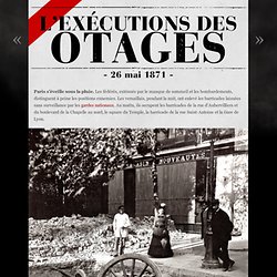 Exécution des otages – les barricades tombent
