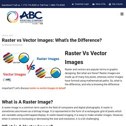 Raster vs vector images: What’s the Difference?