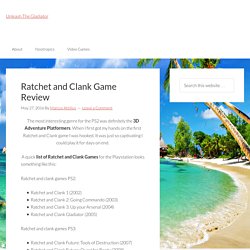 list of ratchet and clank games