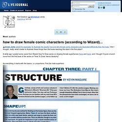 ratcreature: how to draw female comic characters (according to Wizard)...