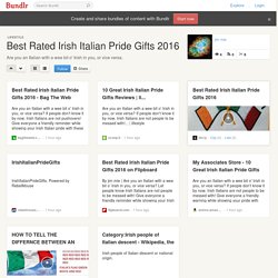 Best Rated Irish Italian Pride Gifts 2016