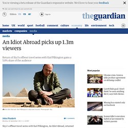 TV ratings – 23 September: An Idiot Abroad picks up 1.3m viewers