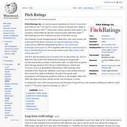 Fitch Group - wikipedia