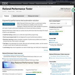 IBM Rational Performance Tester - Rational Performance Tester - Software
