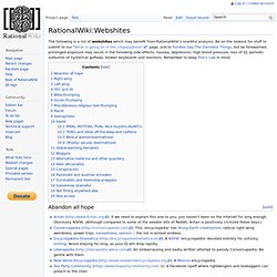 RationalWiki:Webshites
