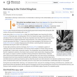 Rationing in the United Kingdom - Wikipedia