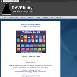 RAVEfinity: Vibrancy Colors GTK Icon Theme