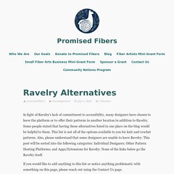 Ravelry Alternatives – Promised Fibers