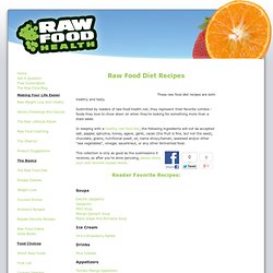 Raw Food Diet Recipes