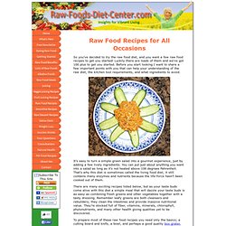 Raw Food Recipes for All Occasions