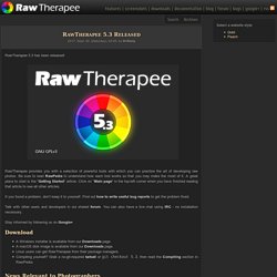 RawTherapee 5.3 Released