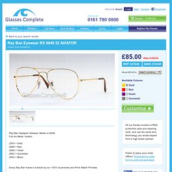 Ray Ban Eyewear RX 6049 52 AVIATOR (RX 6049 52) - £69.00