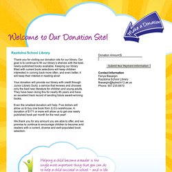 Razdolna School Library Donation Site