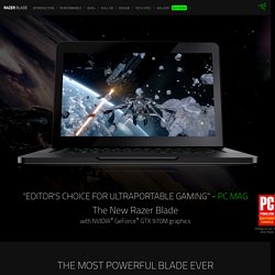 Razer Blade - The World's First True Gaming Laptop - Best Gaming PC