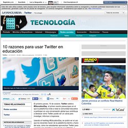 10 razones para usar Twitter en educación