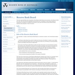 Reserve Bank Board