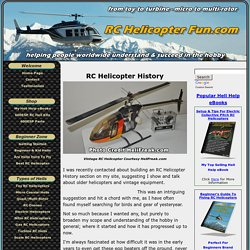 RC Helicopter History