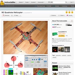 RC Quadrotor Helicopter