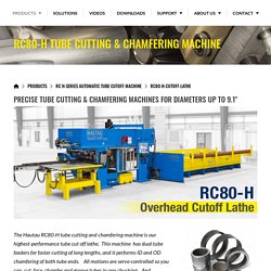 RC80-H CutOff Lathe - Hautau