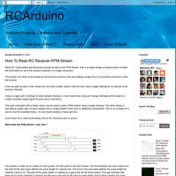 How To Read RC Receiver PPM Stream - Nightly