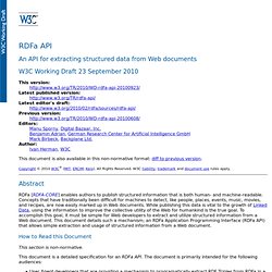 RDFa API