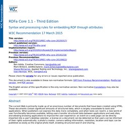 RDFa Core 1.1 - Third Edition