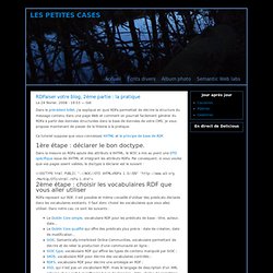 RDFaiser votre blog, 2ème partie : la pratique