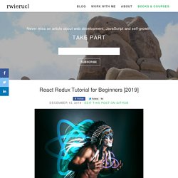 React Redux Tutorial for Beginners [2019]