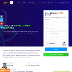 ReactJS Mobile App Development Services