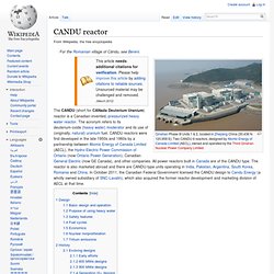 CANDU Reactor - Wiki