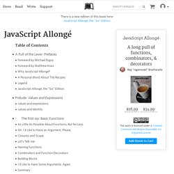 Read JavaScript Allongé