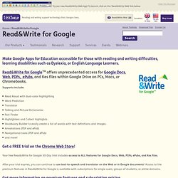 Read&Write for Google