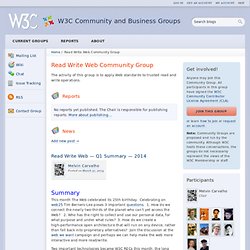 Read Write Web Community Group