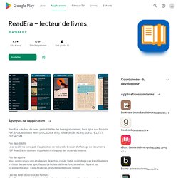 ReadEra - lecteur de livres pdf, epub, word – Applications sur Google Play