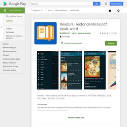 ReadEra - lector de libros pdf, epub, word - Aplicaciones en Google Play
