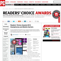 Readers' Choice Awards 2013: Smartphones and Mobile Carriers