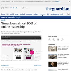 Times loses almost 90% of online readership