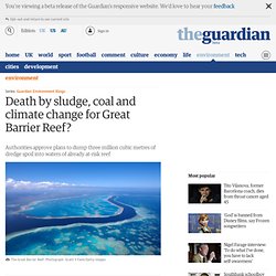Death by sludge, coal and climate change for Great Barrier Reef?