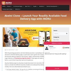 Akelni Clone - Launch your Readily available food delivery app with INORU